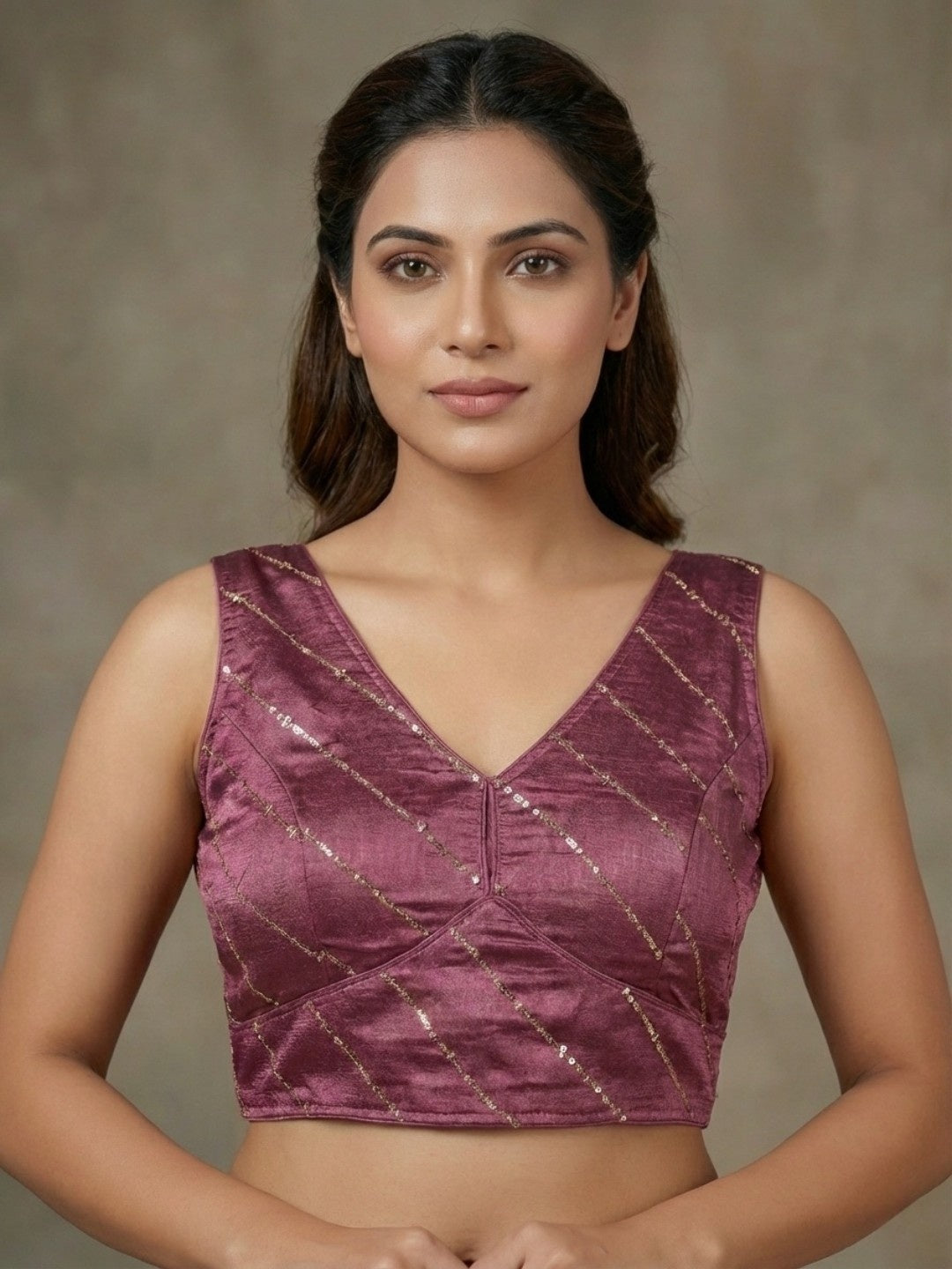 Women's beads work blouse