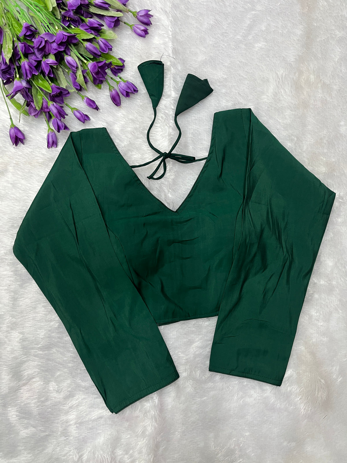 Roman silk full sleeve blouse