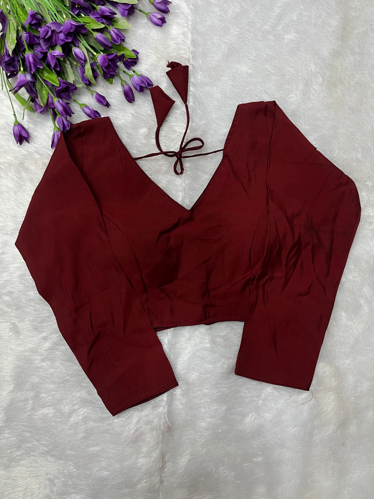 Roman silk full sleeve blouse