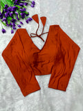 Roman silk full sleeve blouse