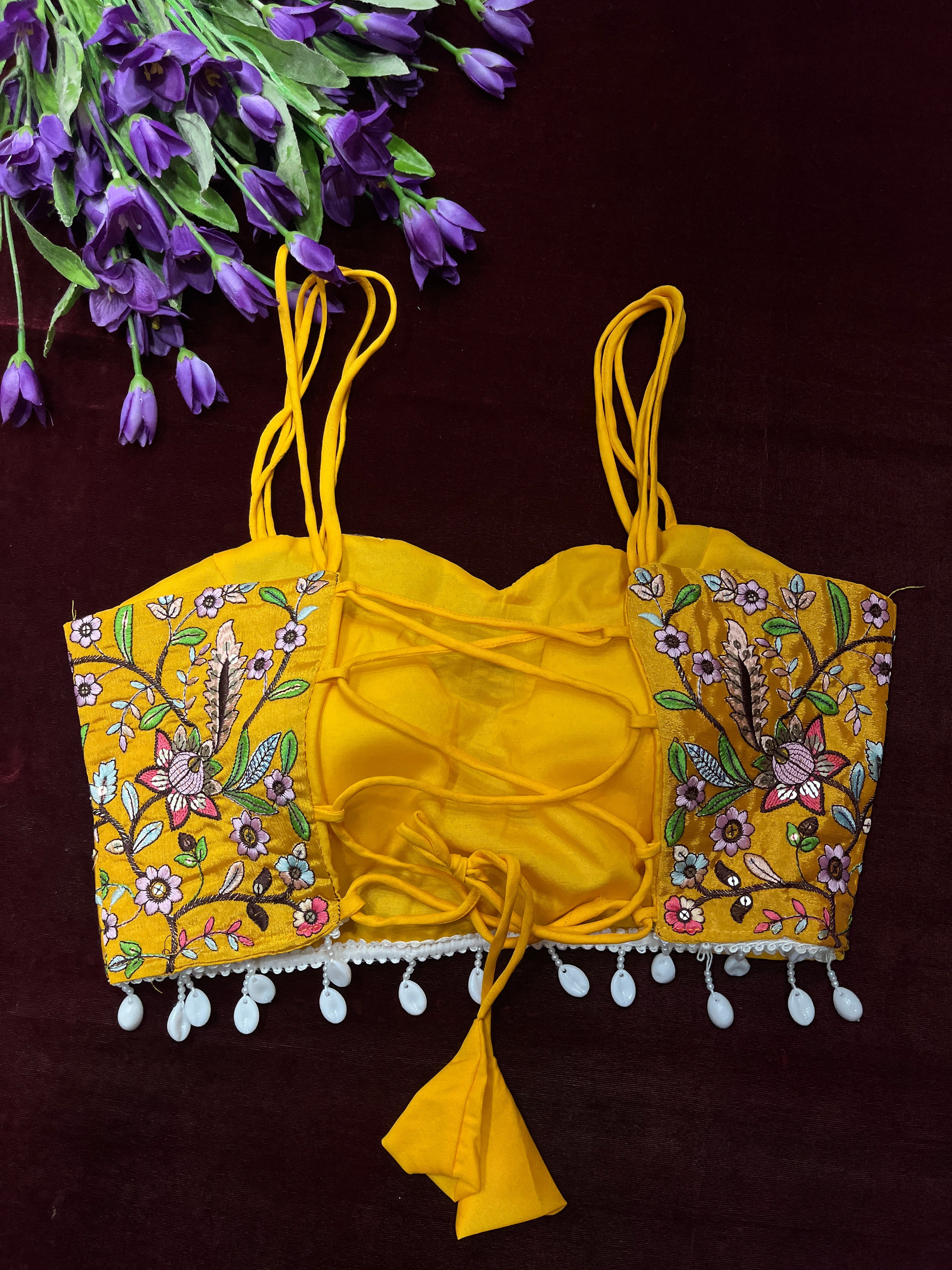 Stylish embroidery kodi blouse